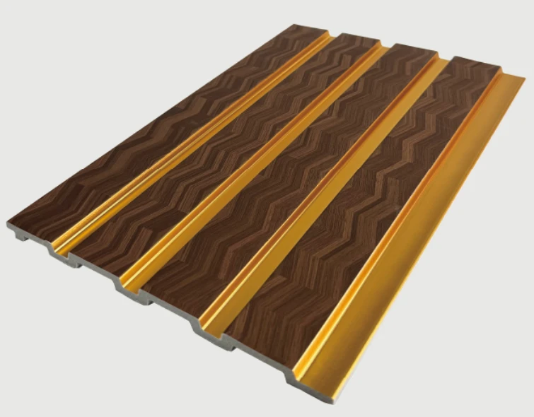 Gloss Marble PS Golden Line Home Wall Panel suppliers